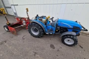 Landini REX 85 F tractor with SBO box grader