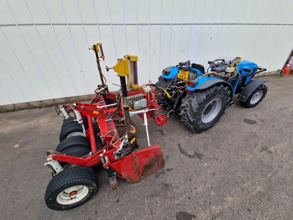 Landini REX 85 F tractor with SBO box grader • Duijndam Machines