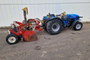 Landini REX 85 F tractor with SBO box grader