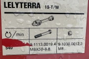 Lely Terra 125-19 ROTORKOPEG