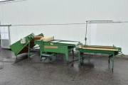 Gallignani chunk/length grading machine with supply and inspection conveyor