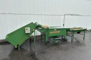 Gallignani chunk/length grading machine with supply and inspection conveyor