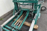 Maf Roda box tipper 120 x 120 cm boxes with roller conveyor