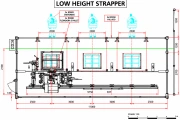 Maf Roda FLA400 mobile automatic pallet strapping machine with corner protector system and 3 stations