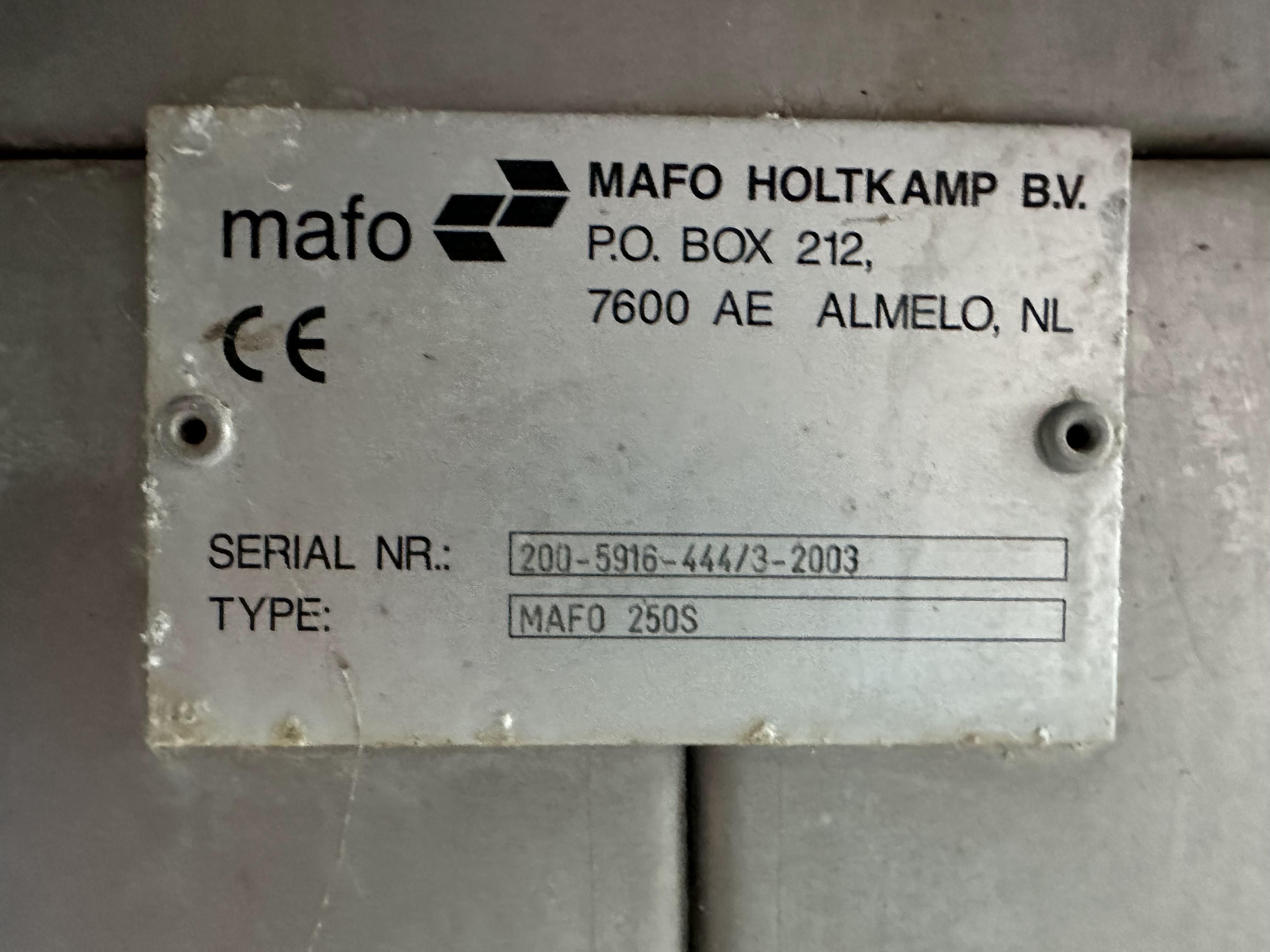 Промышленная машина для мытья лотков и ящиков Mafo 250S