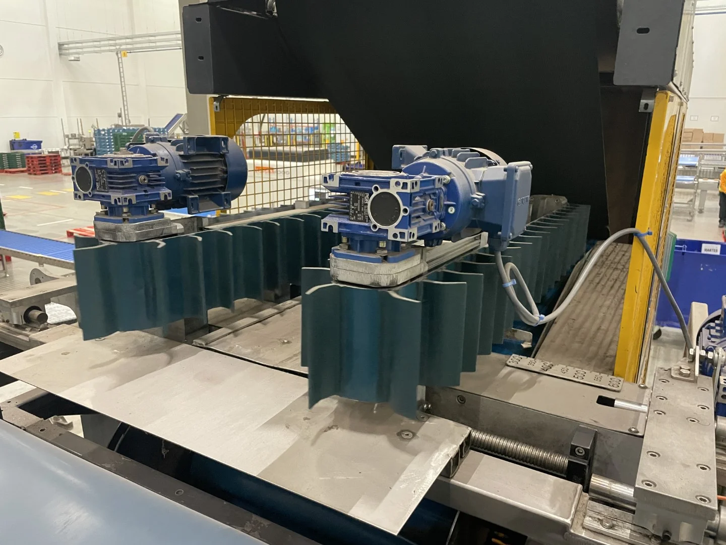 Manter M10 L weighing machine with infeed conveyor, buffer conveyor and ...