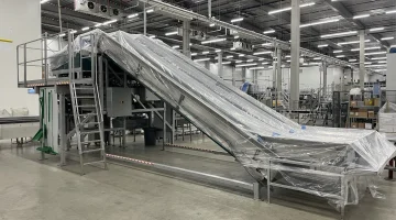 Manter VP16000 wagoworkownica z 3 windami i przenośnikami dozującymi