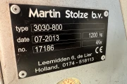 Martin Stolze 3030 potting machine with pneumatic pot dispenser and ejection