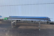 Martin Stolze conveyor aluminium 410 x 66,5 cm with stainless steel side profiles
