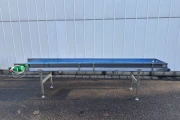 Martin Stolze conveyor aluminium 410 x 66,5 cm with stainless steel side profiles