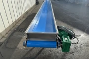 Martin Stolze conveyor aluminium 770 cm x 37 cm with stainless steel side profiles