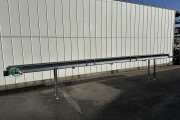 Martin Stolze conveyor aluminium 770 cm x 37 cm with stainless steel side profiles