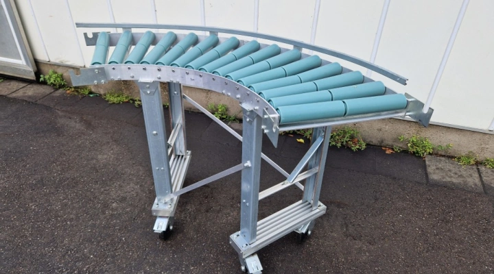 Martin Stolze rollenbanen per stuk 90 graden, op poten