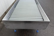 Martin Stolze roller inspection conveyor 250 x 100 cm