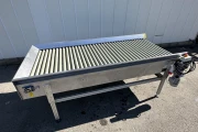 Martin Stolze roller inspection conveyor 250 x 100 cm