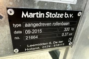 Martin Stolze roller inspection conveyor 250 x 100 cm