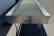 Martin Stolze roller inspection conveyor 250 x 100 cm