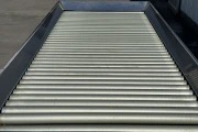 Martin Stolze roller inspection conveyor 250 x 100 cm