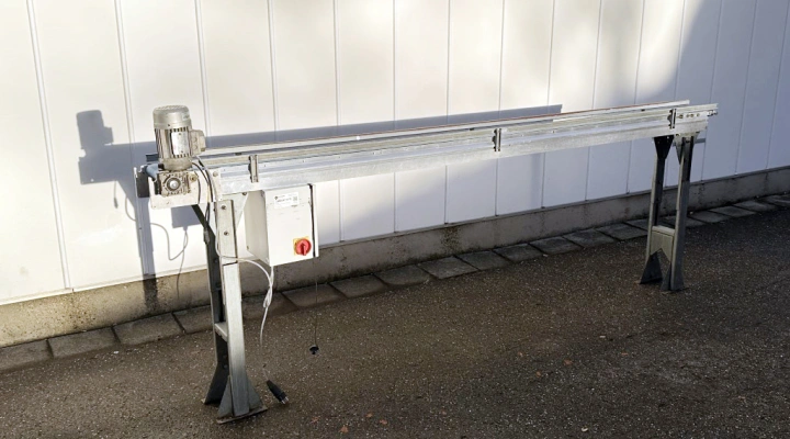 Martin Stolze vlakke transportband 300 x 17 cm met regelbare snelheid