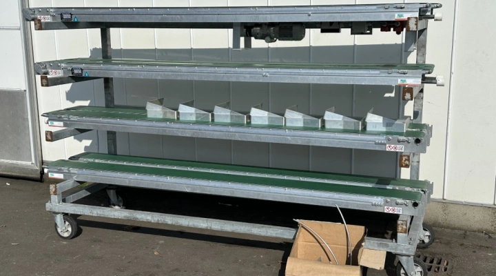 Martin Stolze VMD210 potted plant conveyor 21 meter x 21 cm