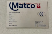 Matco A900/6 pallet wrapper