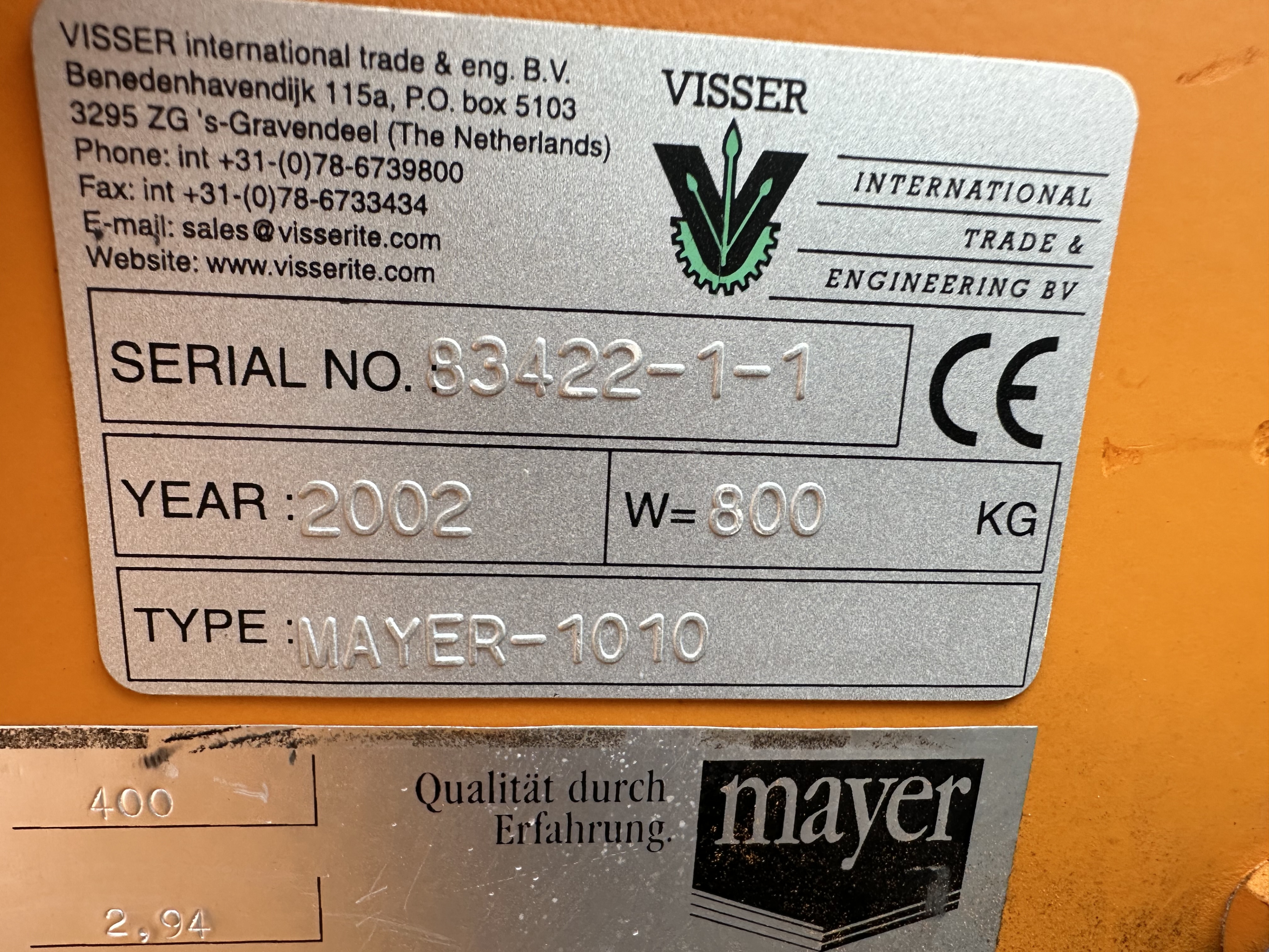 ������ ��� ������� ������� Mayer 1010