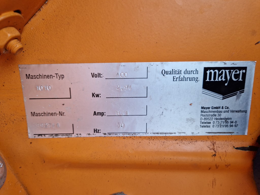 Mayer 1010 ������ ��� ������� ������� ������