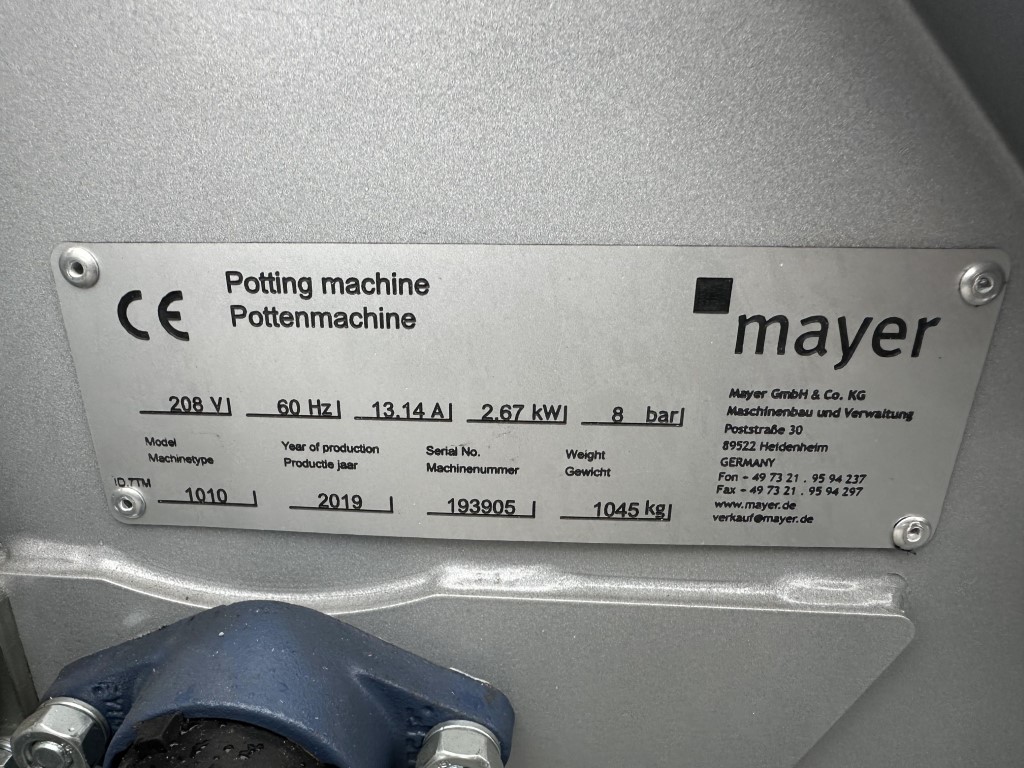������ ��� ������� ������� Mayer 1010