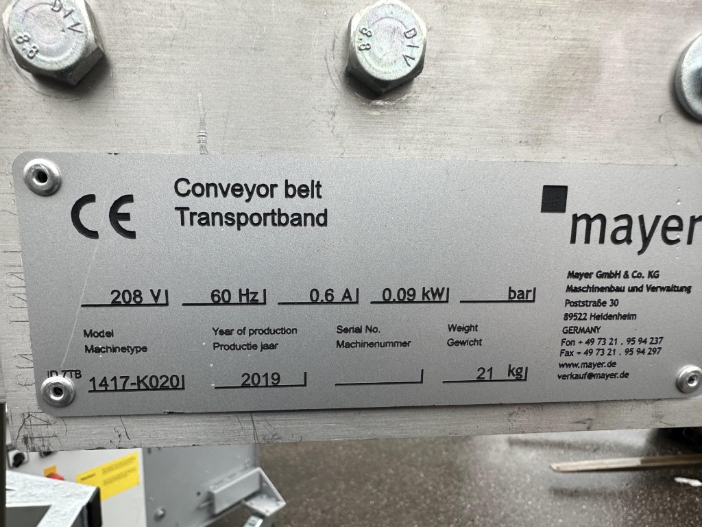 ������ ��� ������� ������� Mayer 1010