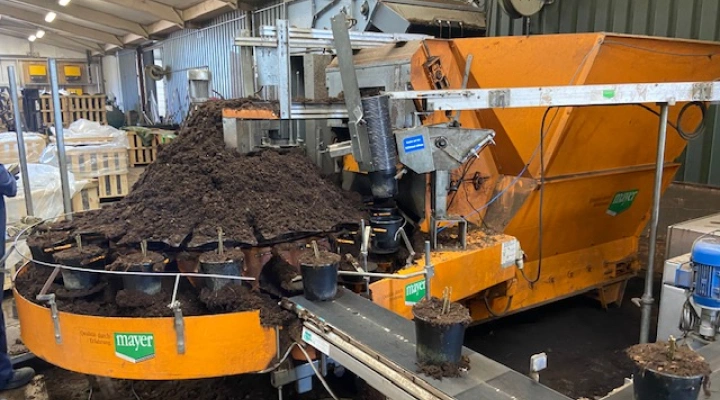 Mayer 2020 Potting Machine With Potdispenser Duijndam Machines