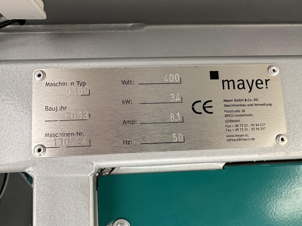 �������������� � ������������ ������ ��� ������ (��� ������ Big-bale)Mayer 6160
