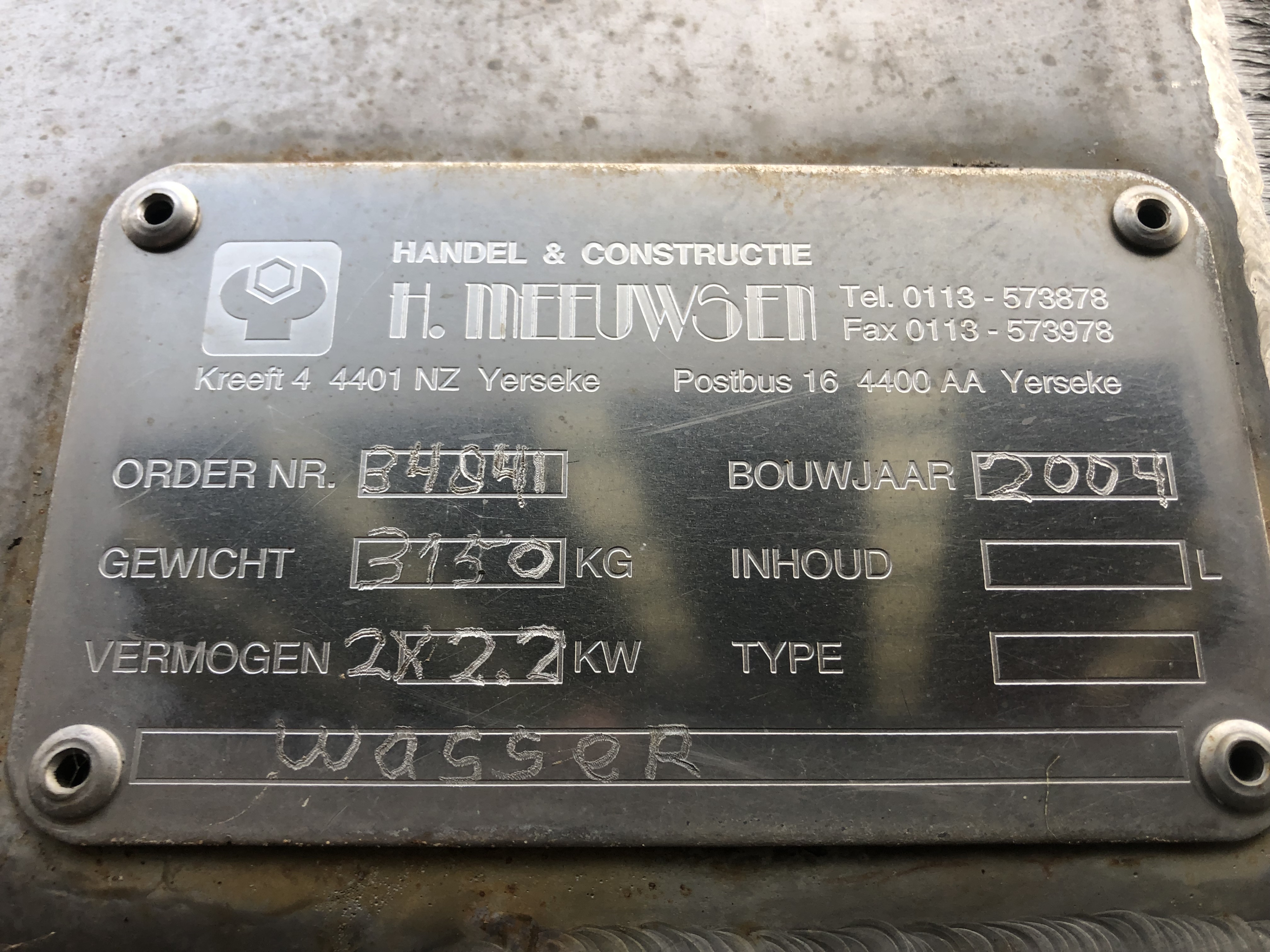 Машина для мойки картофеля Meeuwsen Barrel