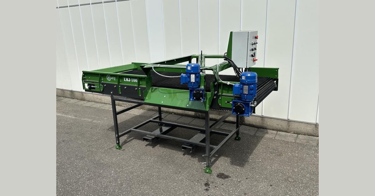 MFP LMJ100 hedgehog belt Haulm separator for potatoes, onions and root ...