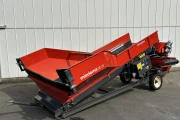 Miedema SB151 receiving hopper with roller cleaner and 1 cross conveyor belt