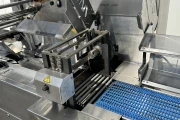 MIF Food Enginering A-412C flow pack machine With EME labeler
