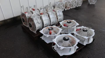 Vostermans Multifan ventilátorok üvegházba