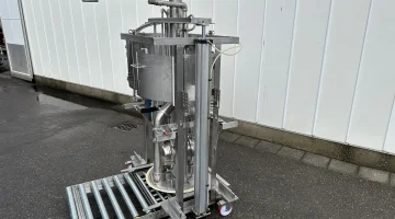 Murzan DUS-50M Sistema de descarga de tambores sanitarios de acero inoxidable diseñado para vaciar tambores de 55 galones (≈200 L)