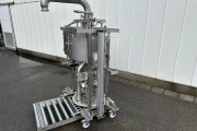 Murzan DUS-50M sanitary drum unloading system stainless steel designed to empty 55-gallon (200 L) drums