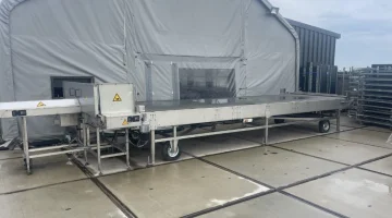MvL sistema di trasferimento piante in vaso Telaio mobile in acciaio inox 650 x 200