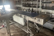 MVL pot plant buffer conveyor belt 650 x 200 stainless steel mobile frame