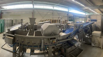 Naddeo Technologies washing and drying line for leafy vegetables
