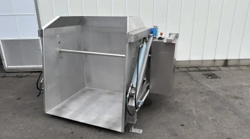 Nawi box tipper stainles steel width 130 cm