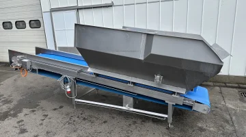 Nawi dosing hopper conveyor 425 x 80 cm stainless steel