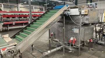 Newtec 2014A peseuse avec élévateur et ensacheuse pour pommes