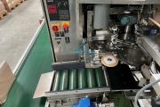 Newtec 2014A weigher for apples with 2 x PEB-40AE bag filling machine