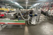Newtec PEB AE40 bagging machine for apples with tape