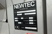 Newtec 4009 B2 weighing machine with 1 clipper ,elevator belt,and roller inspection table