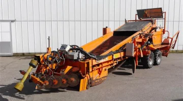 Nobels 3b bed lifter harvesting machine with box lift