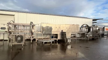 Numafa washing machine for fruit pallet boxes and dolav bins
