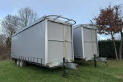 Van den Beucken trailer/oogstwagen 850 x 250 cm 21 pallets